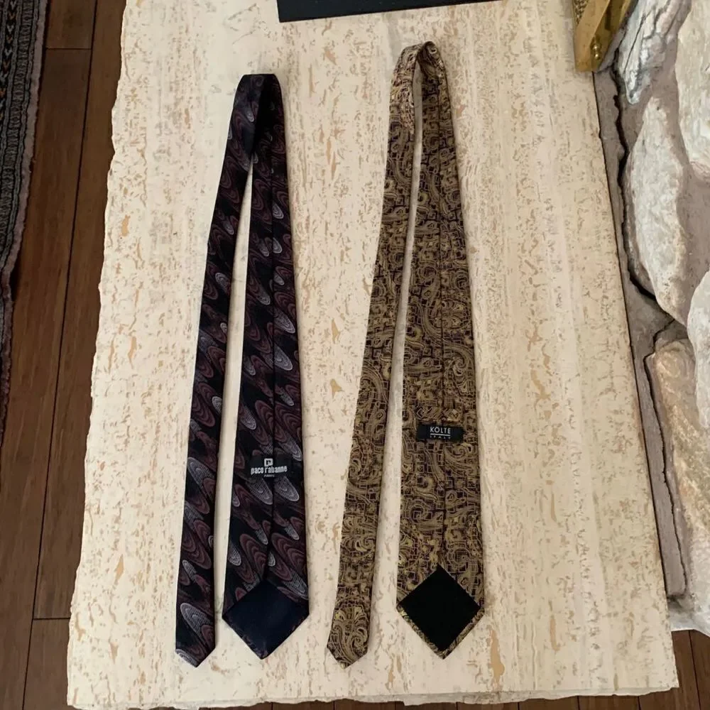 👔Set of 2 ties oaco rabanne + kolte👔
